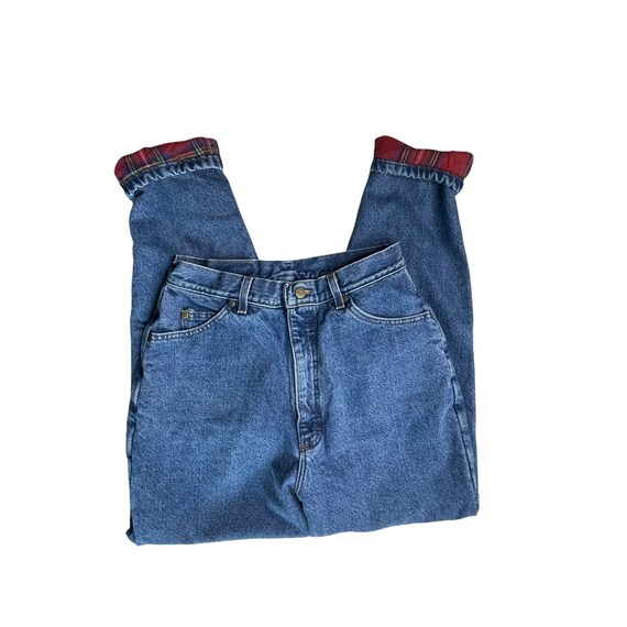 cheap flannel lined jeans