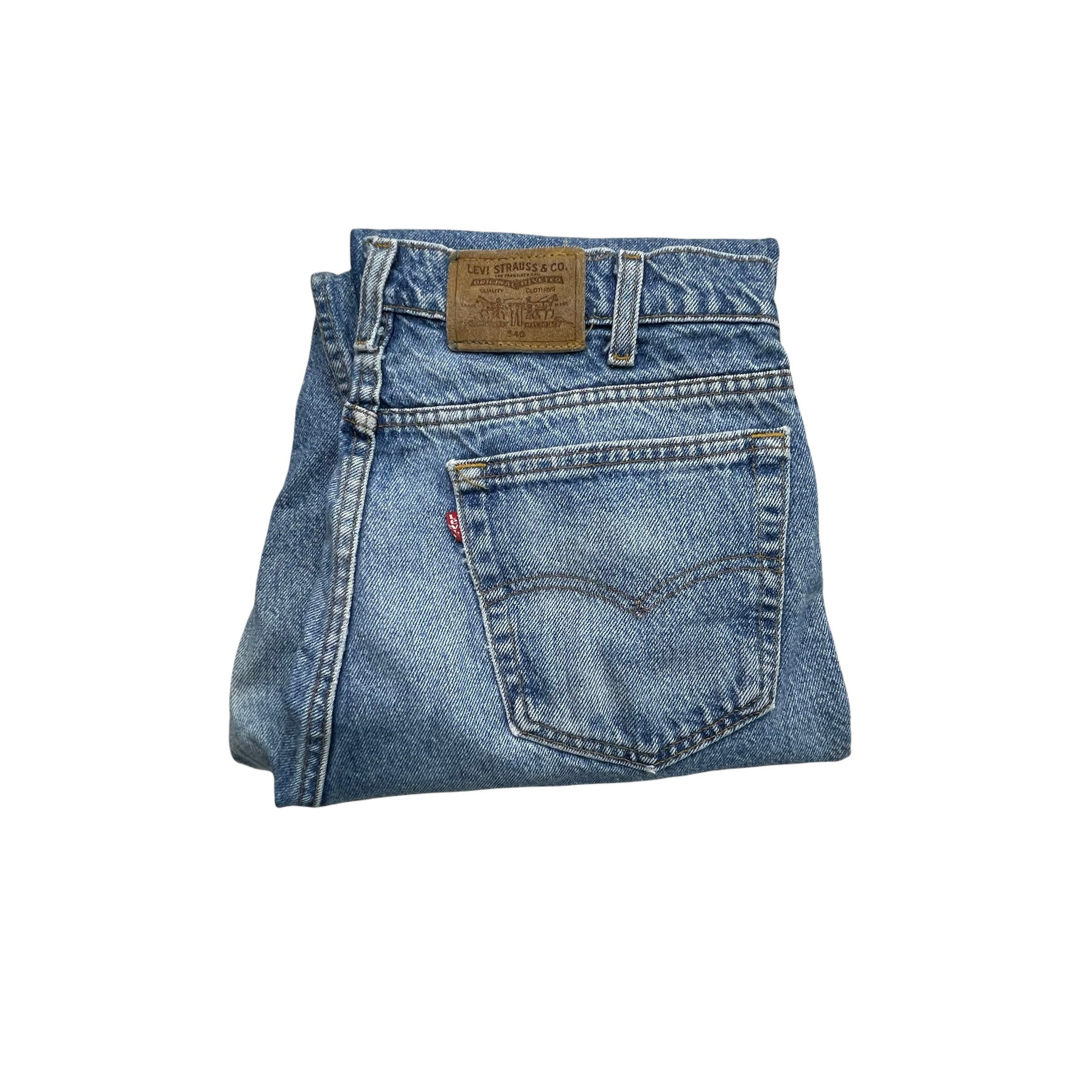 Vintage Levis 540 Jeans Made in USA Leather Patch Size 36 Etsy