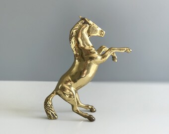 Brass Horse Statue / Brass Figurine / Brass Horse