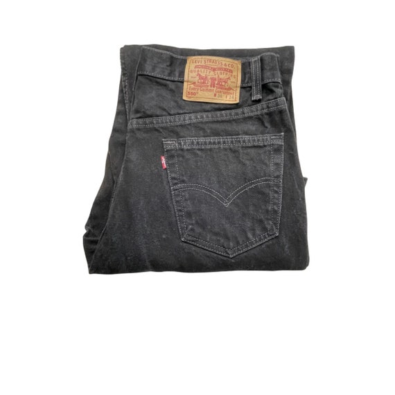Buy Vintage 90's Levis 550 Black Jeans Made in USA Relaxed Online in India  - Etsy