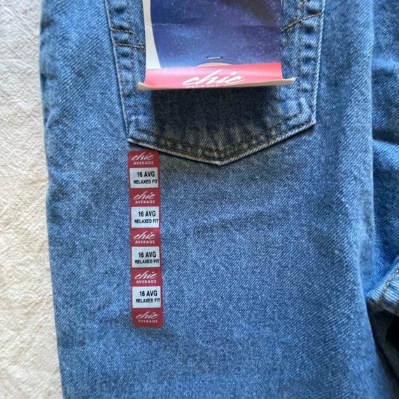 Vintage 90's Chic Jeans, NWT Deadstock Mom Jeans,… - image 6