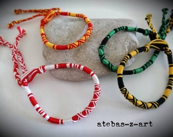Two-tone atébas bracelet, colours of your choice