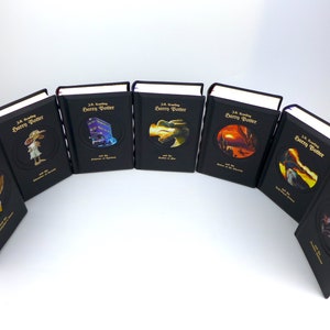 Harry Potter J.K. Rowling UK Collection 1-7 leather-bound annabuchwunder image 4