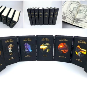 Harry Potter J.K. Rowling UK Collection 1-7 leather-bound annabuchwunder 画像 3