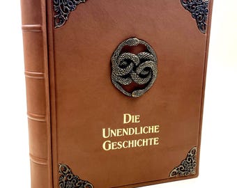 Großformatige - Die unendliche Geschichte – individuelle Ledereinband-Sonderanfertigung – UNIKAT –