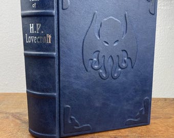 The Complete Tales of H.P. Lovecraft - uniquely leather-bound horror classic book - Cthulhu Mythos