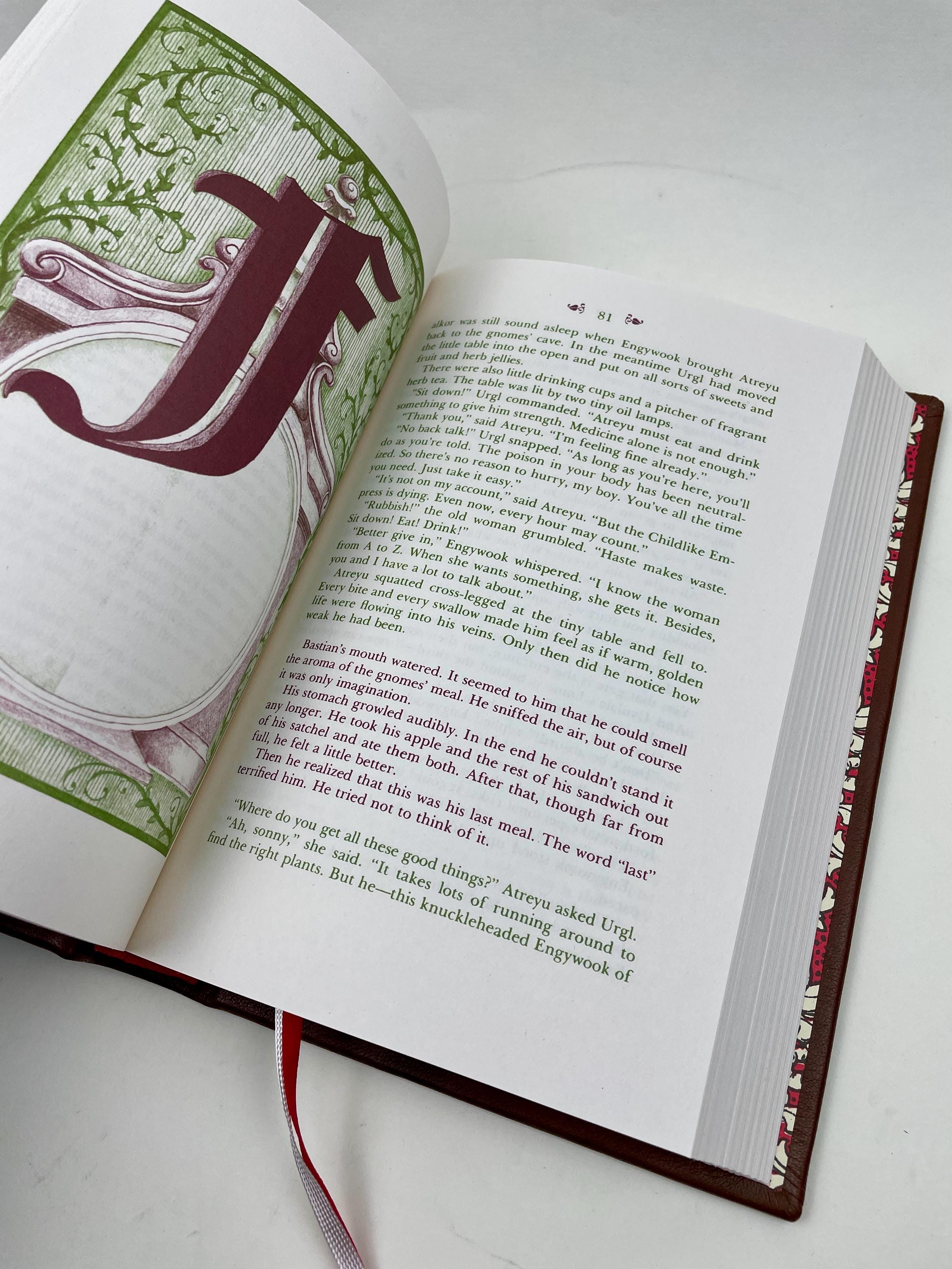 The Neverending Story – book | rebound unique Leather