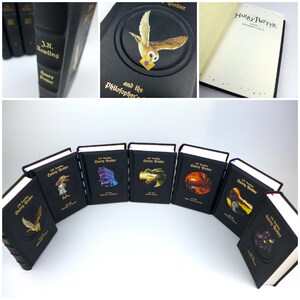 Harry Potter J.K. Rowling UK Collection 1-7 leather-bound annabuchwunder image 2