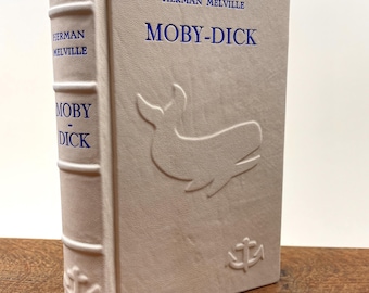 Moby Dick | Edición encuadernada en cuero a mano | Clásico de la literatura universal | Pieza única