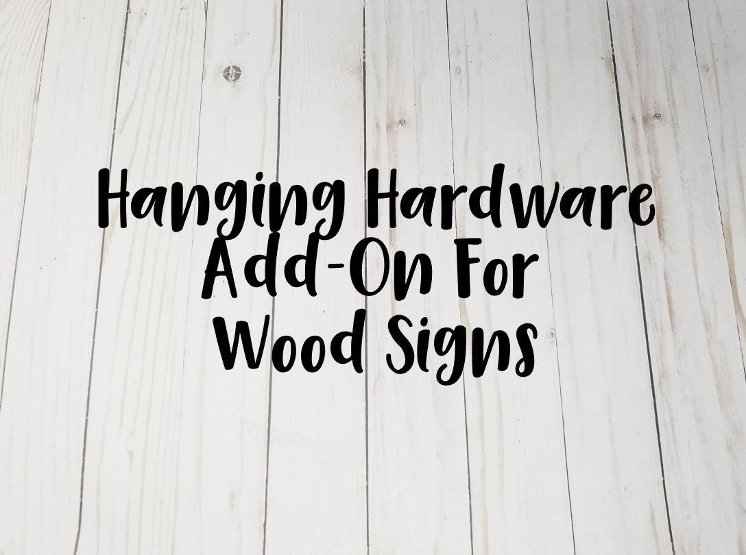 Wood Sign Hanging Hardware AddOn Sawtooth Hanger Hanging Etsy