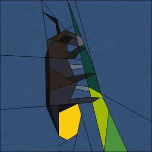 The Firefly - Animalia Collection, FPP Quilt block