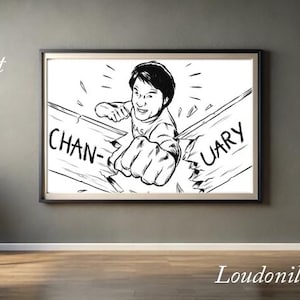 Jackie Chan action portrait &quot;chanuary&quot;.