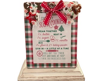 Christmas tiered tray sugar cookie recipe