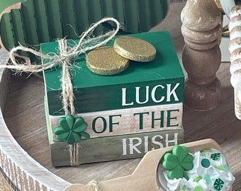 St. Patrick's Day Mini BookStack