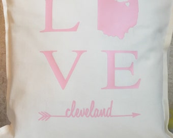 Home Pillow Cover, Personalized Pillow Cover, State Pillow Cover, Customized Pillow Cover