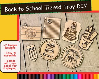 Back to School Tiered Tray DIY Kit