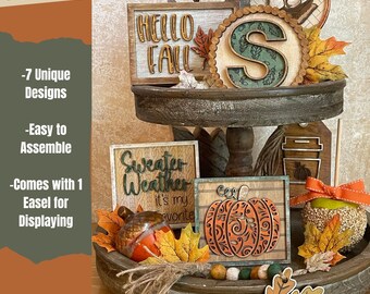 Fall Tiered Tray DIY Kit