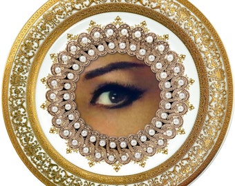 Lover&#39;s Eye - Lola Flores - Fine China Plate - #0784
