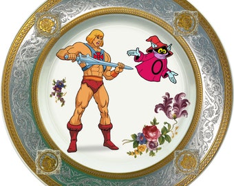 Master Man - Fine China plate - #0790