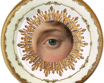 Sunflower Burts - Zodiac - Fine China Plate - #0778