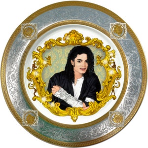 Michael Jackson Plate - Etsy