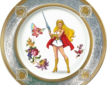 Masters Woman - Vintage Porcelain plate - #0775