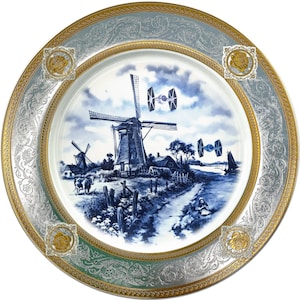 Tie Figthers in Holland - Großer Porzellanteller - #0775