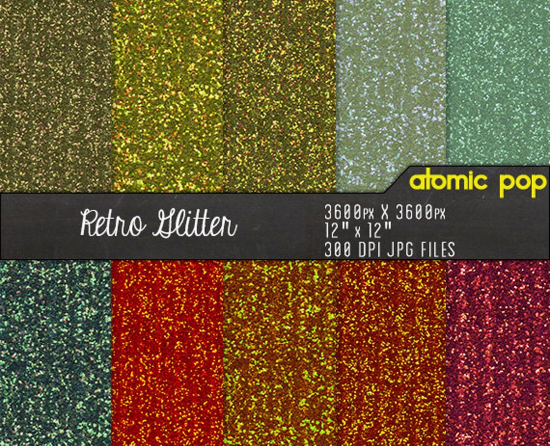 Metallic Vintage Ribbed Glitter Digital Paper Pack// Instant Download ...