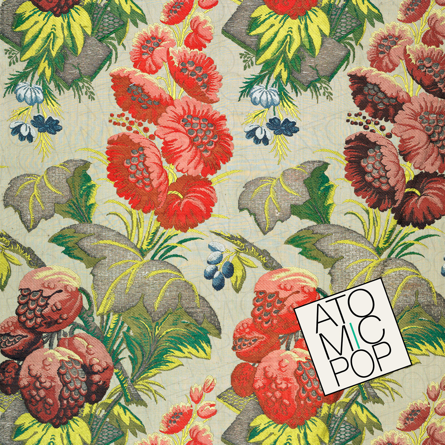 Instant Download // Antique 1700s Pattern Silk Thread Textile Digital ...