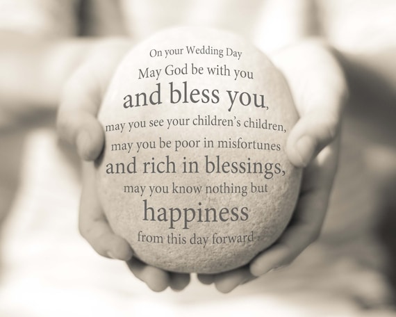 Wedding Gift Unique Wedding Gift Wedding Blessing Wedding Etsy