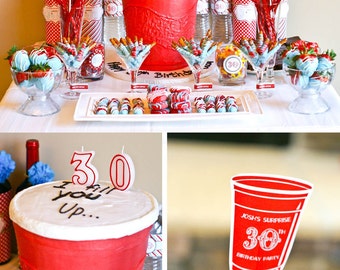 Red Solo Cup Invitations Etsy
