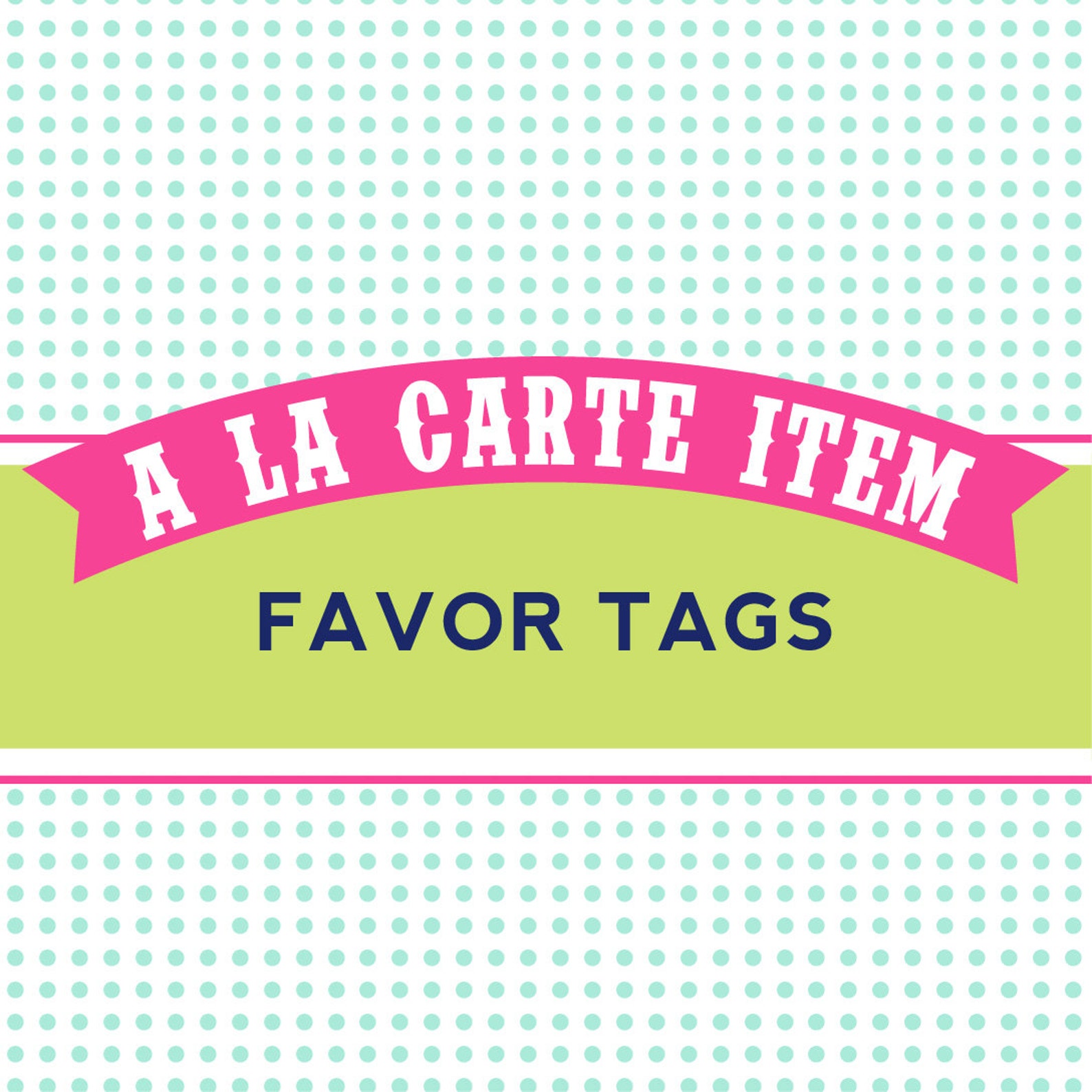 Printable Customized Favor Tags Design A La Carte Item | Etsy