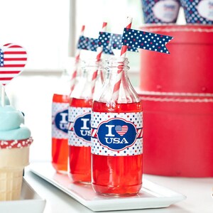 All American 4th of July Party Printables Printable DIY Collection image 5