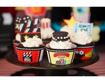 Movie Ticket Birthday Party - Printable Customized Package