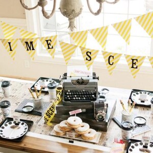 Spy Party Fingerprinting Kit | Detective Printable Cards & Sign | Crime Scene Kids Activity | Instant Download Party Decor Favors image 13