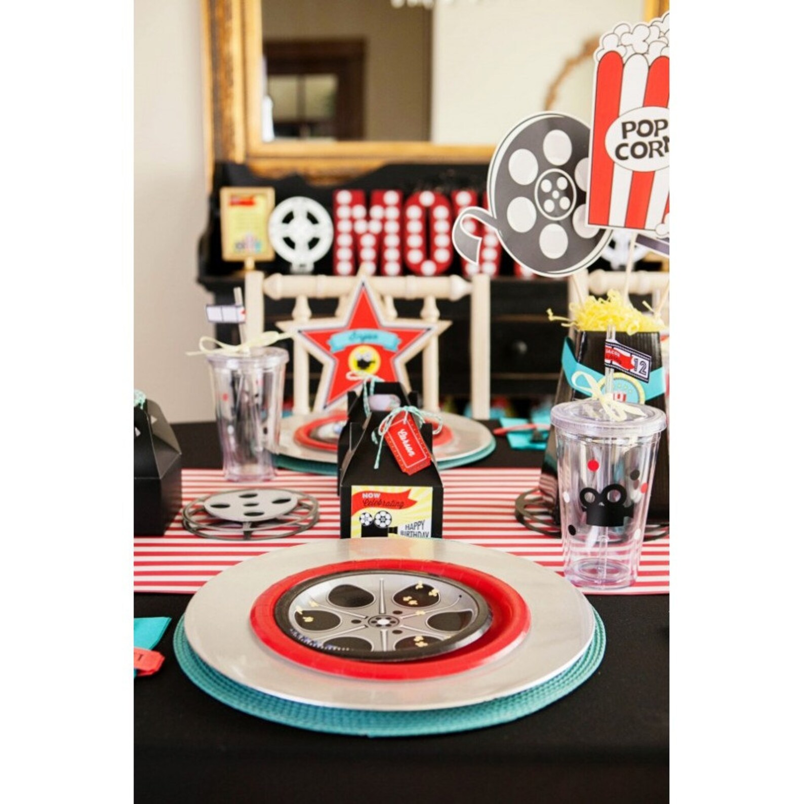 Movie Ticket Birthday Party Printable Customized Package - Etsy