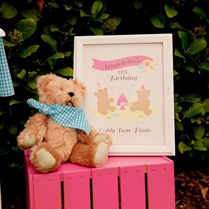 Teddy Bear Picnic Birthday Printable Customized Package image 2