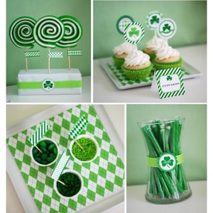 Lucky St. Patrick's Day Party Printables Printable DIY Collection image 2