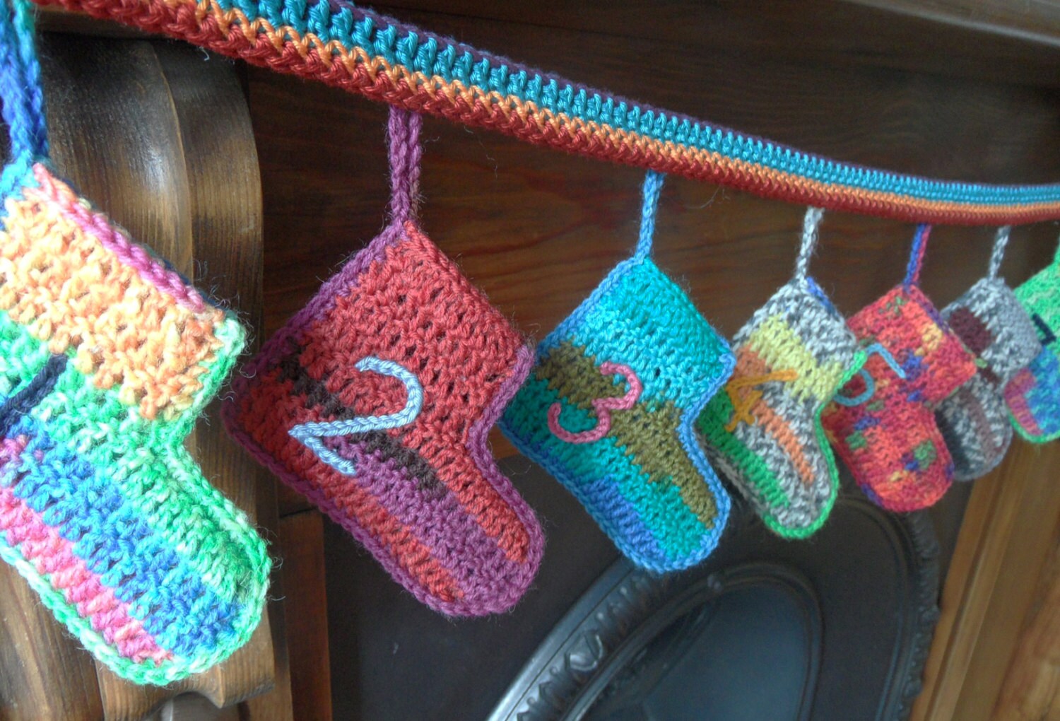 Crochet Socks Advent Calendar Etsy