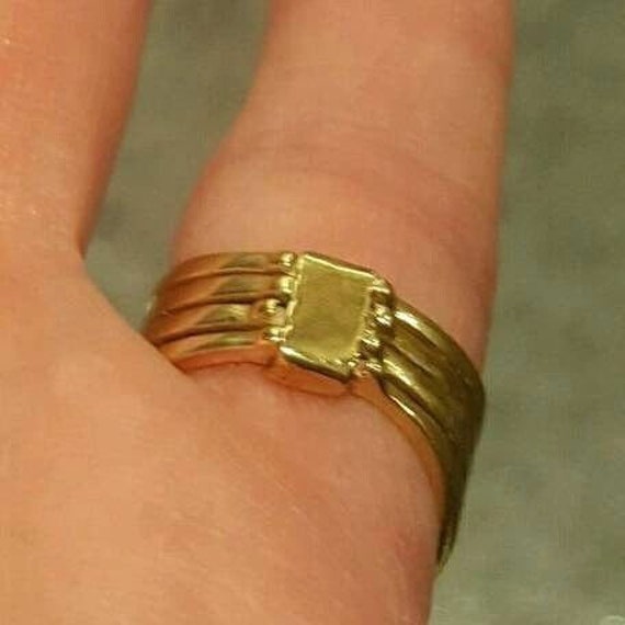 14K Yellow Gold Genuine Multi Gemstone Connected … - image 5