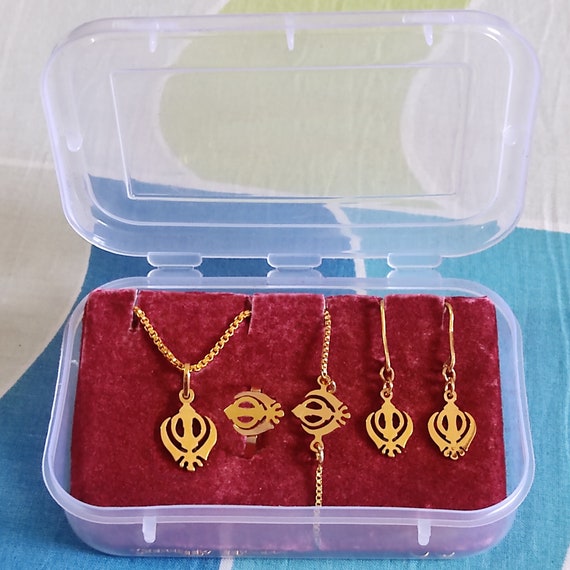 Ek Onkar Ring, Handmade Gold Plated Punjabi Sikh Khalsa, Gurmukhi Script,  Khanda Khalsa Sikh Punjabi Ring, Religious Ring, Christmas Gifts - Etsy
