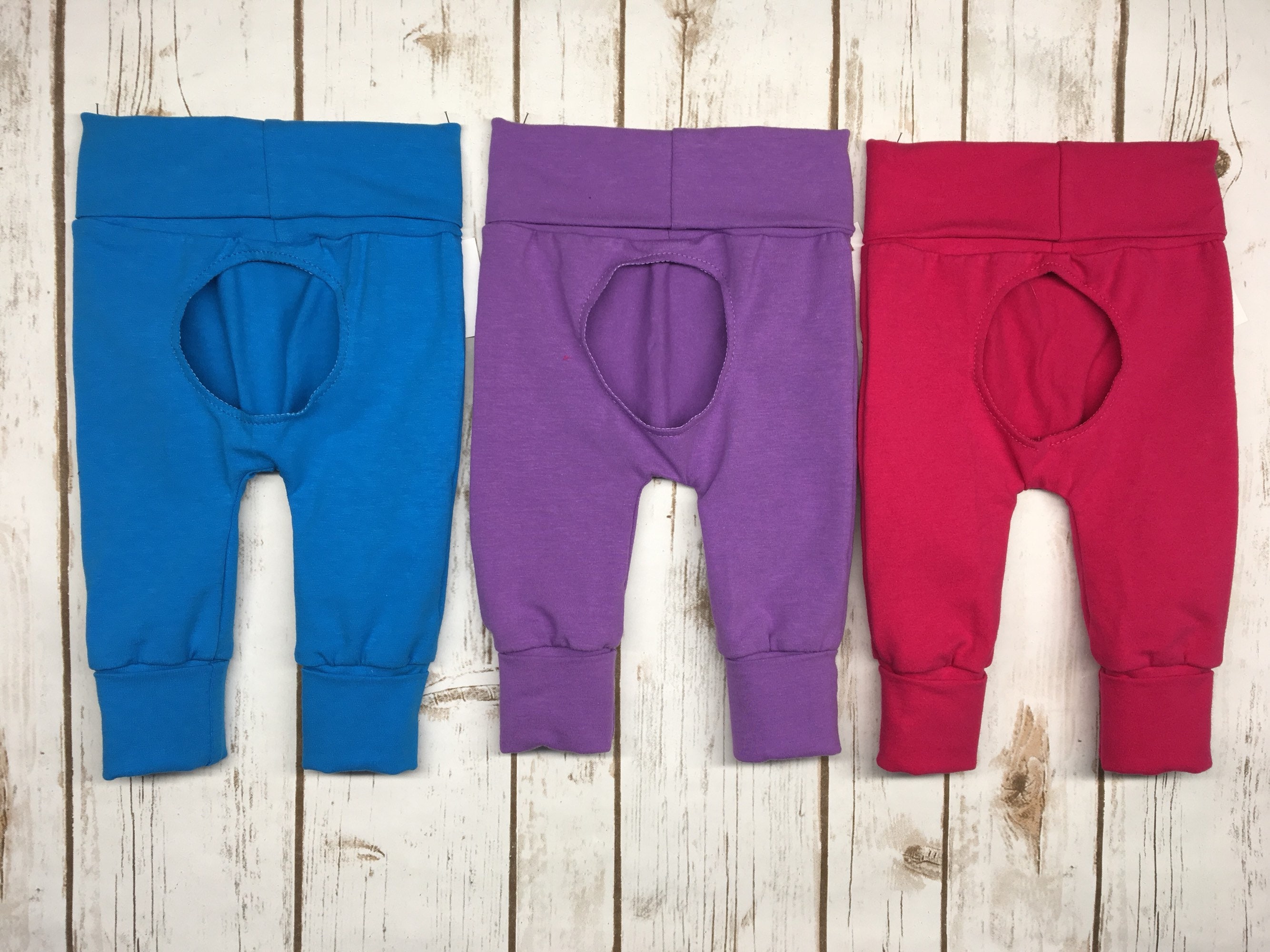 Solid Colored Bumless/ Peek-a-Boo Maxaloone cloth diaper friendly pan…