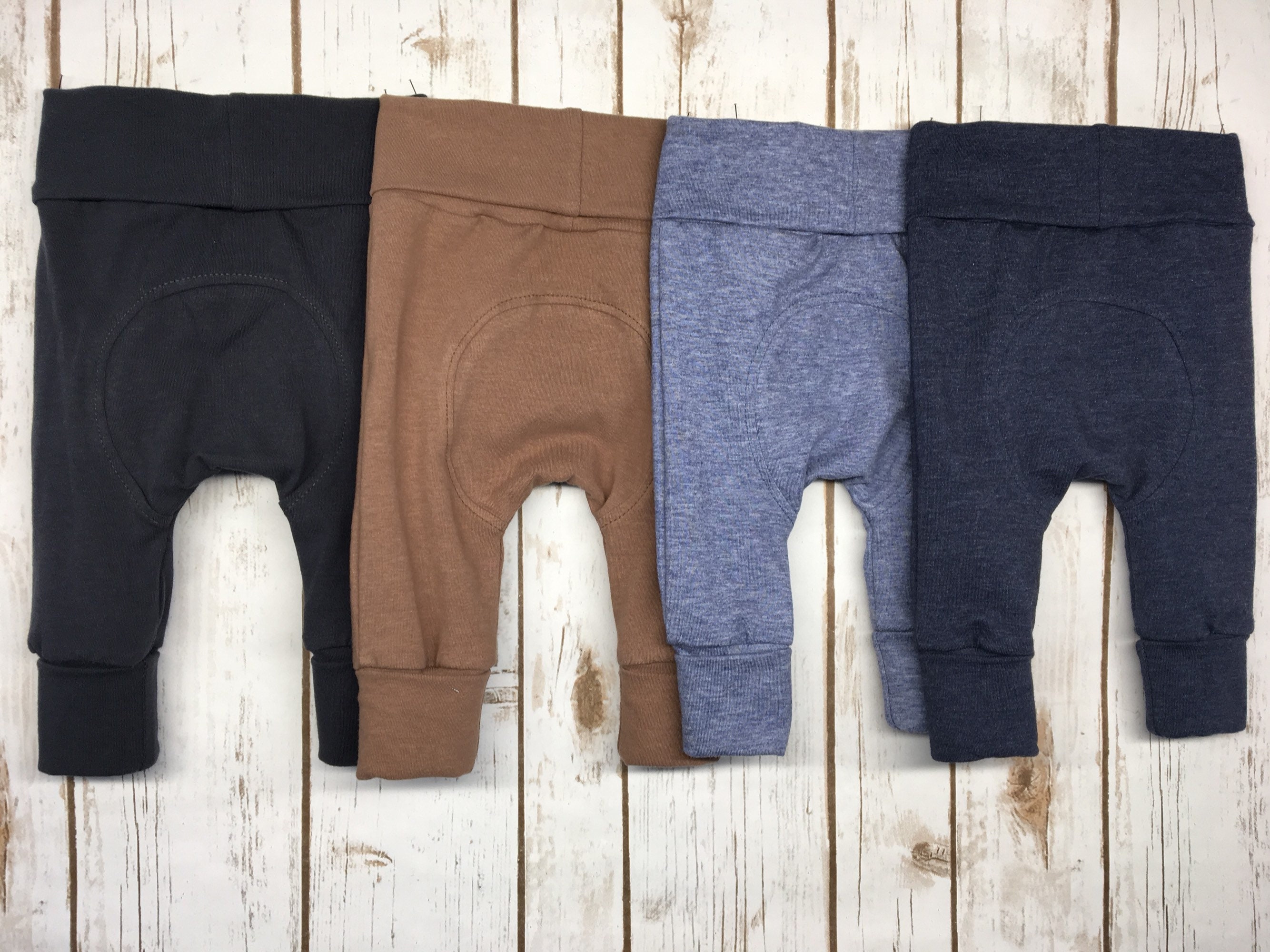 Solid Colored Maxaloone cloth diaper friendly grow with me pants or s…
