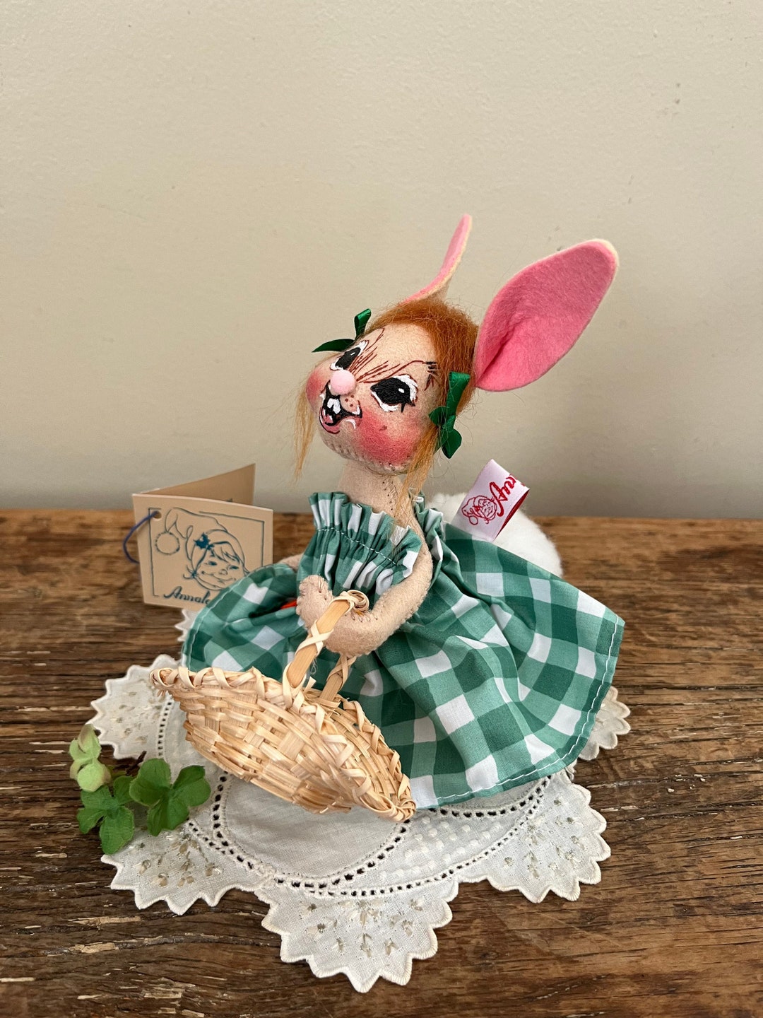 Vintage Annalee Bunny - 1994 Annalee Mobilitee Doll - Whimsical 7 ...