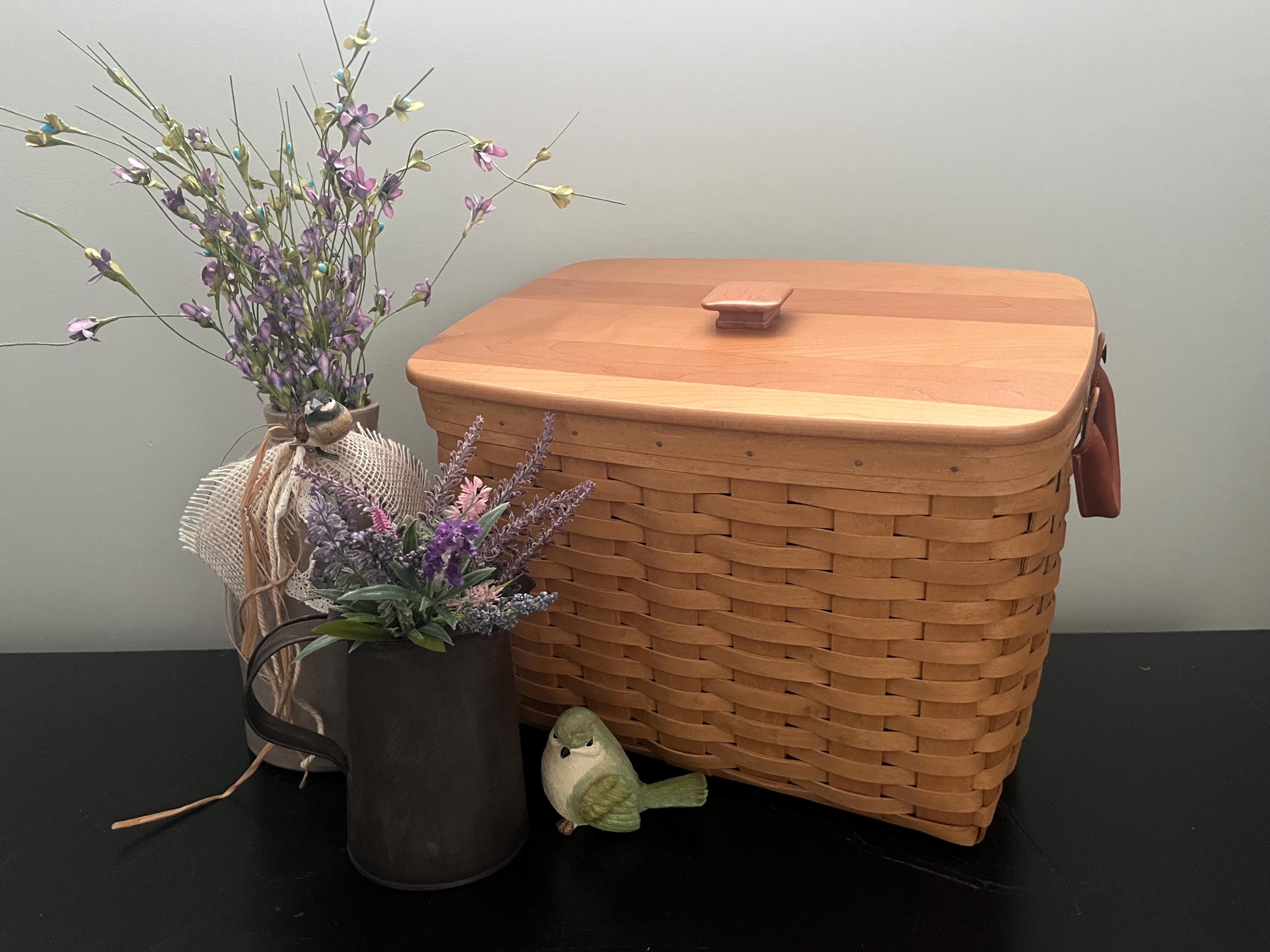 ロンガバーガー Longaberger large desktopbasket ロンガバーガー Longaberger large desktopbasket