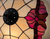 Stained Glass Ceiling Lamp Shade - Glass Reflections Tiffany Style Stained Glass