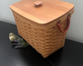 バッグ Vintage Longaberger 1993 Edition Longaberger 1993 JW Full Size Collection EASTER BASKET COMBO
