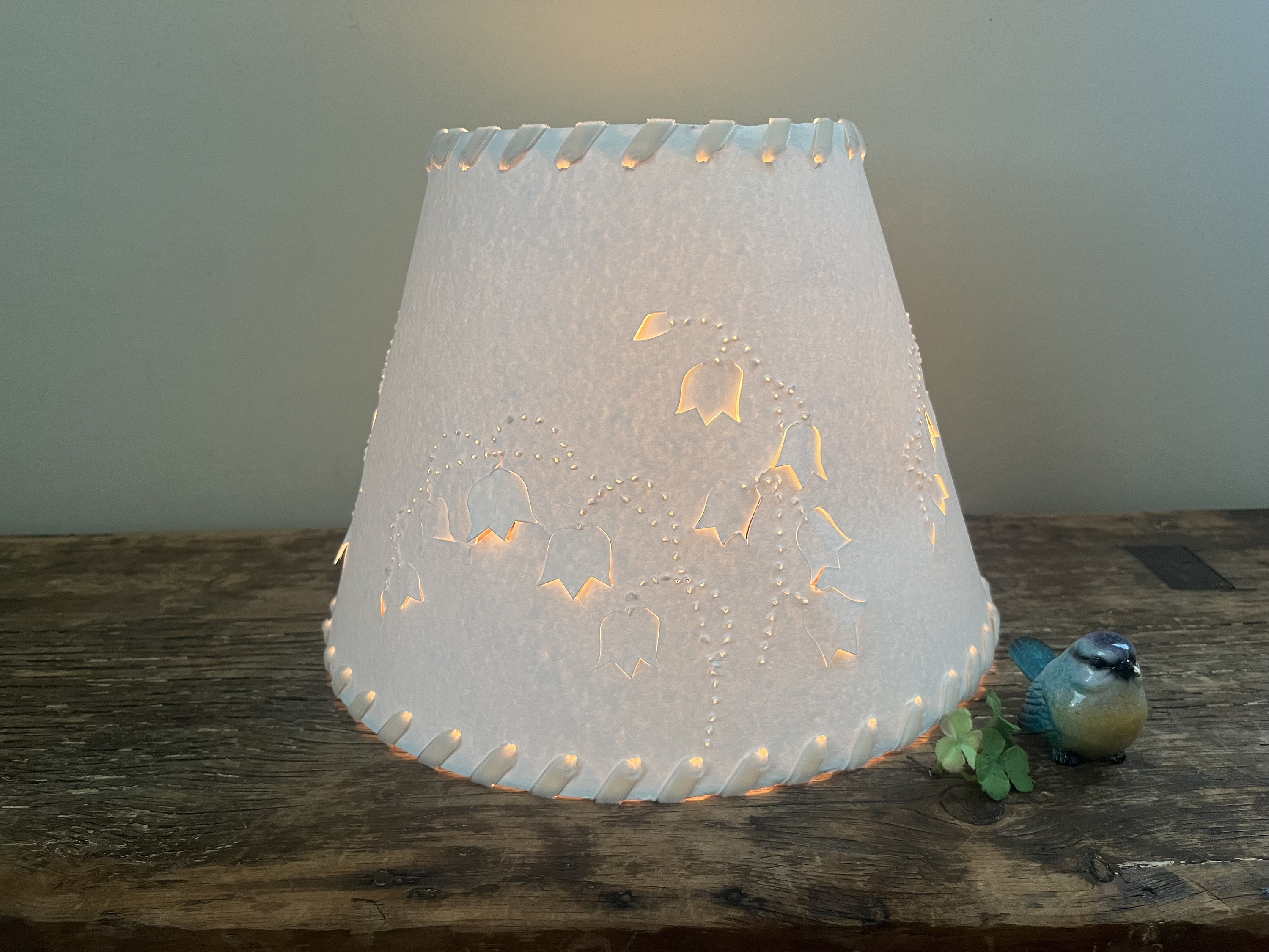Vintage tin sale lamp shades