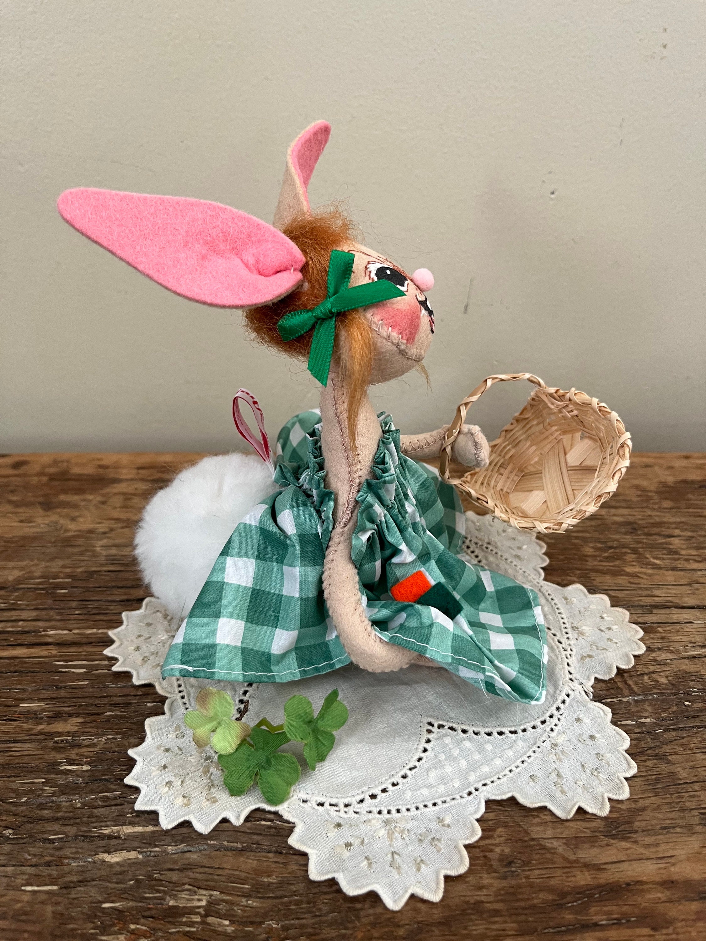 Vintage Annalee Bunny - 1994 Annalee Mobilitee Doll - Whimsical 7 ...