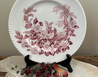 食器 Johnson bros 6plates 27cm. 6 plates Vintage Johnson Bros Windsor Ware Apple Blossom - Set of 6